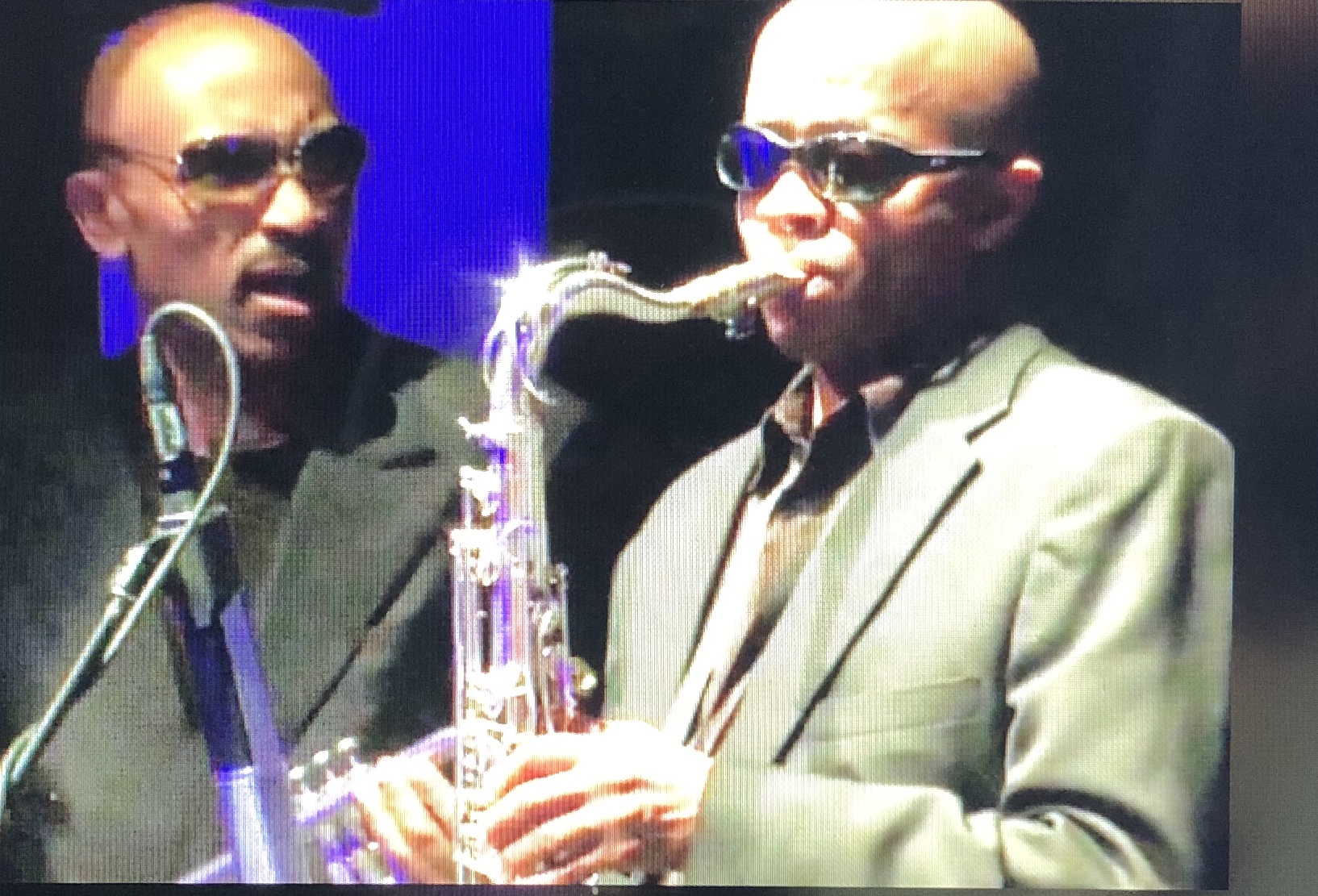 Johnny Long (Tenor Sax) and Buzzy Pindell (Trumpet)